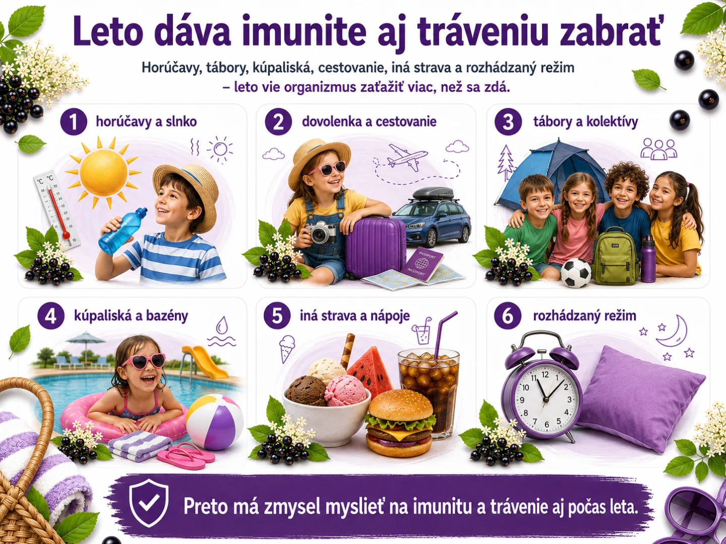 leto dáva imunite aj tráveniu zabrať