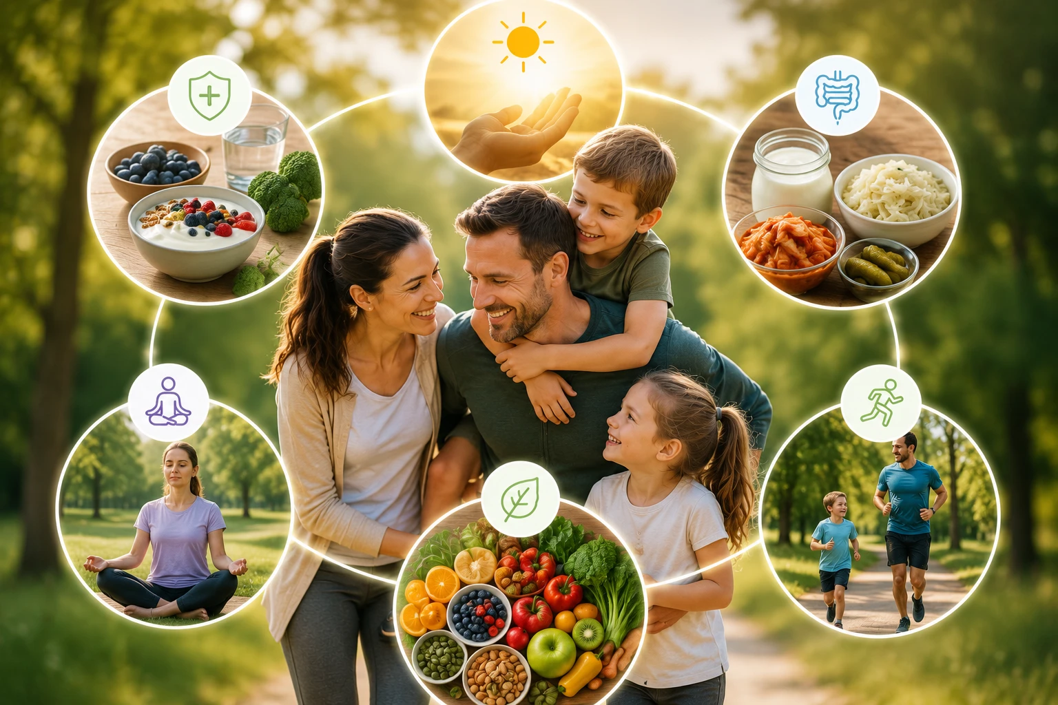 Hlavné piliere silnej imunity – výživa, pohyb, črevný mikrobióm, regenerácia a vitamín D