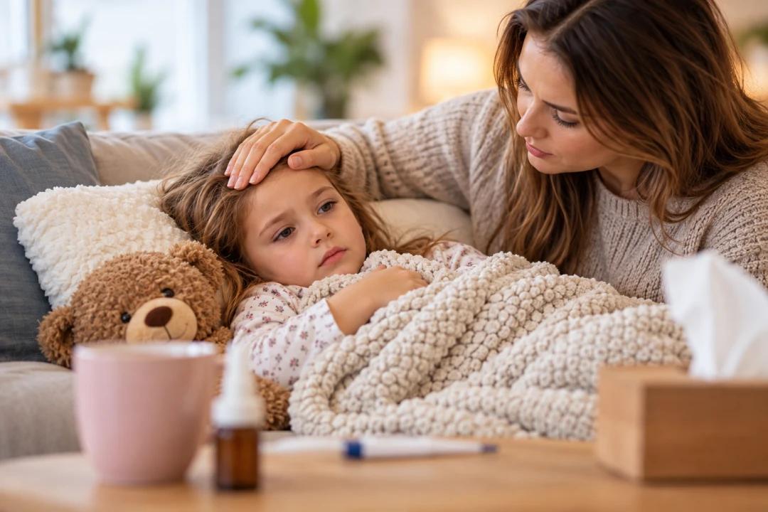 Chrípka u detí: príznaky, liečba a prevencia